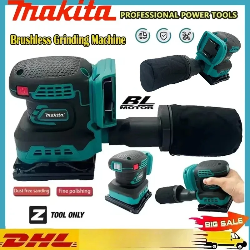 Беспроводная эксцентриковая шлифовальная машина Makita, профессиональная полировальная машина с литий-ионным аккумулятором, бесщеточный инструмент с регулировкой скорости
Беспроводная эксцентриковая шлифовальная машина Makita, профессиональная полировальная машина с литий-ионным аккумулятором, бесщеточный инструмент с регулировкой скорости