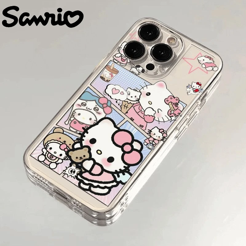 Чехол для телефона Sanrio Hello Kitty, кавайные аксессуары с принтом аниме, подходит для IPhone 16, чехлы для телефонов Pro Max/15/14/13/12/11
Чехол для телефона Sanrio Hello Kitty, кавайные аксессуары с принтом аниме, подходит для IPhone 16, чехлы для телефонов Pro Max/15/14/13/12/11