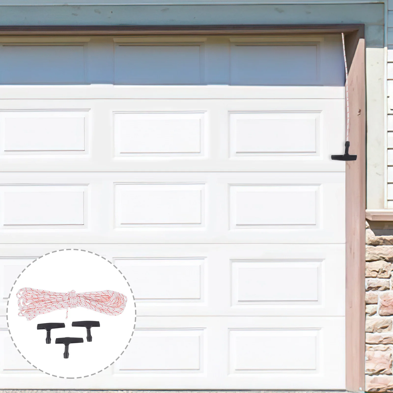 1 set Emergency Release Pull Cord Garage Door Pull Rope Handle Durable Plastic Ropes For Attic Ladder Garage Opening - Easy
1 set Emergency Release Pull Cord Garage Door Pull Rope Handle Durable Plastic Ropes For Attic Ladder Garage Opening - Easy