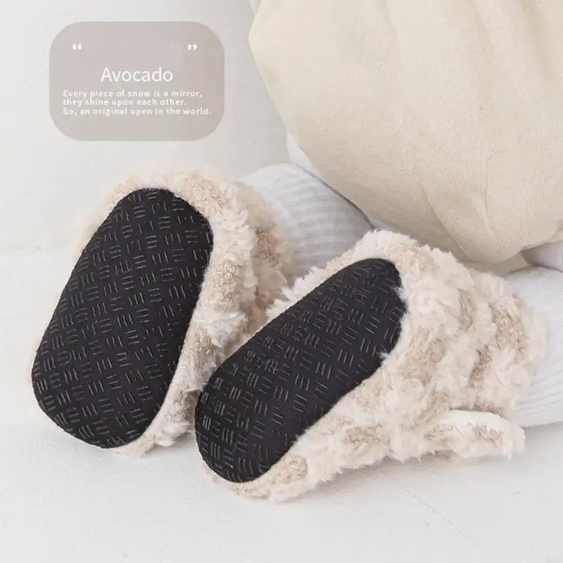 H55B Toddler Floor Socks with Grips for Infant Gender Neutral Prewalker Shoes for Baby Thicken Fleece Baby Indoor Flat Shoes
H55B Toddler Floor Socks with Grips for Infant Gender Neutral Prewalker Shoes for Baby Thicken Fleece Baby Indoor Flat Shoes