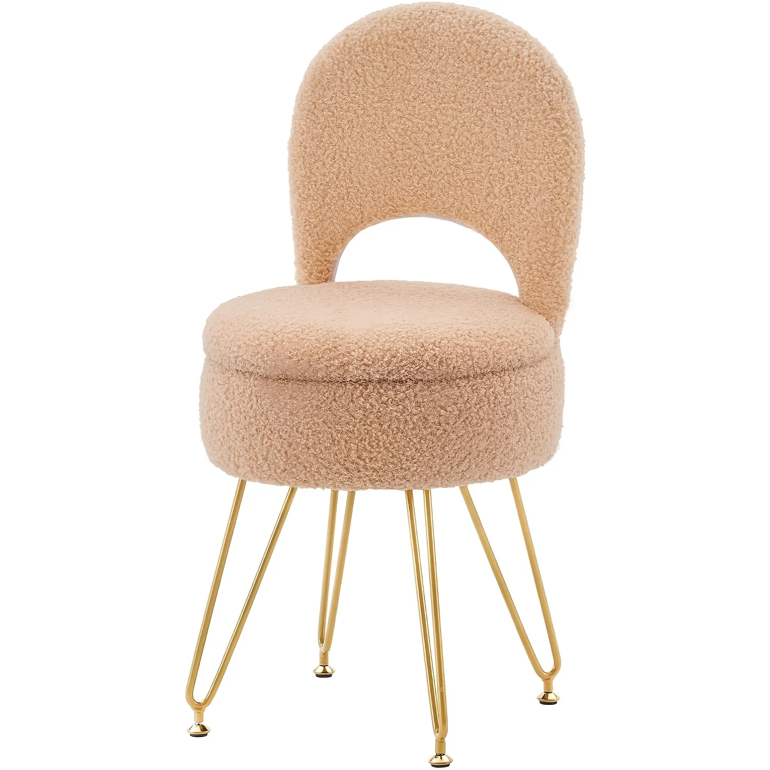 Storage Ottoman Vanity Stool Chair with Folding Back Teddy Velvet Makeup Chair Multifunctional Upholstered Footstool
Storage Ottoman Vanity Stool Chair with Folding Back Teddy Velvet Makeup Chair Multifunctional Upholstered Footstool