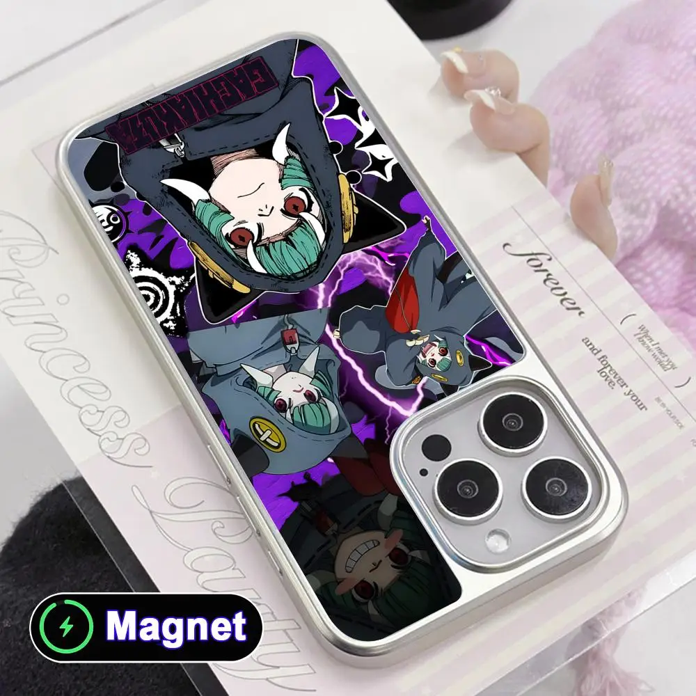 Gachiakuta Guita Hebby Phone Case for iPhone 17 16 15 14 13 12 11 Air Pro Max Plus Electroplated Silver Magnet Cover
Gachiakuta Guita Hebby Phone Case for iPhone 17 16 15 14 13 12 11 Air Pro Max Plus Electroplated Silver Magnet Cover