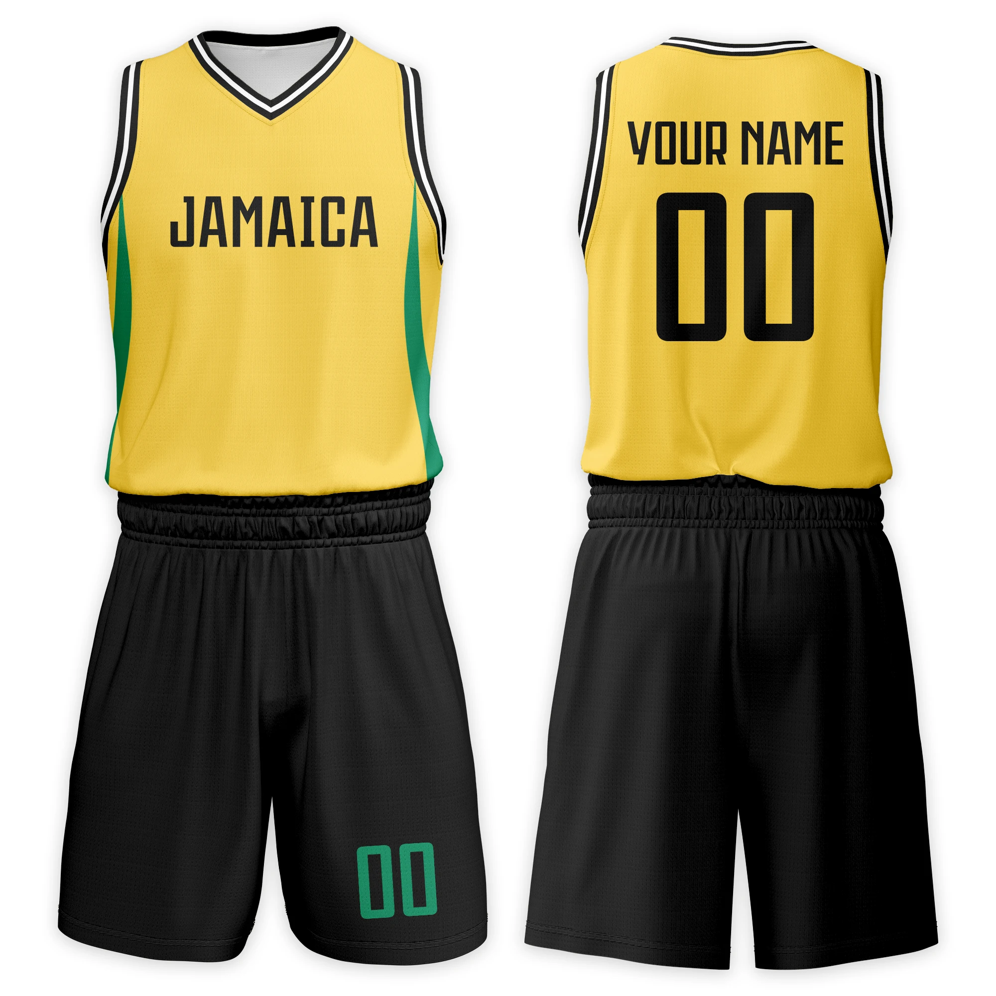 Custom Jamaica Kids Basketball Jersey Shorts Set Personalized Name Number Youth Uniform for Boys Girls Training Fans Gift 3-14Y
Custom Jamaica Kids Basketball Jersey Shorts Set Personalized Name Number Youth Uniform for Boys Girls Training Fans Gift 3-14Y