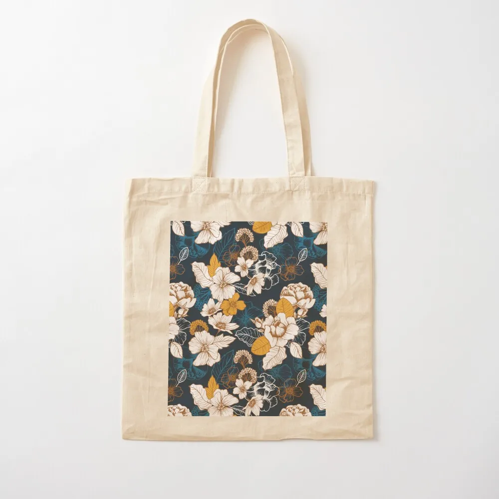 Navy and Gold Peony and Blossom Seamless Pattern Tote Bag Women's bags personalized tote bag
Navy and Gold Peony and Blossom Seamless Pattern Tote Bag Women's bags personalized tote bag