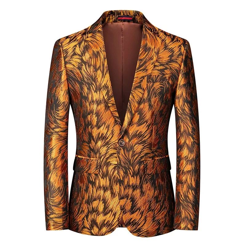 Seasonal men's trendy, fashionable, colorful suits, personalized stage performances, banquets, business and leisure suits
Seasonal men's trendy, fashionable, colorful suits, personalized stage performances, banquets, business and leisure suits
