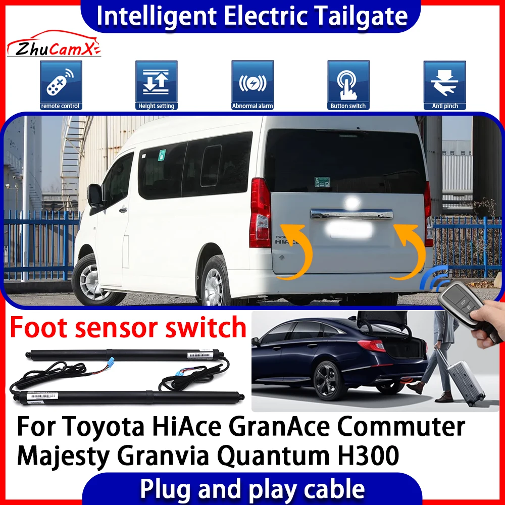 Automatic kit Trunk Intelligent Electric Tail Gate Lift Tailgate for Toyota HiAce GranAce Commuter Majesty Granvia Quantum H300
Automatic kit Trunk Intelligent Electric Tail Gate Lift Tailgate for Toyota HiAce GranAce Commuter Majesty Granvia Quantum H300