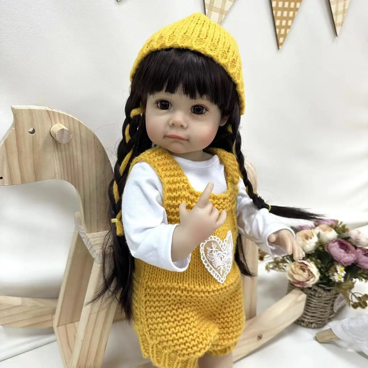 55 см/22 дюйма Cokela, реалистичная готовая Bebe Reborn, силиконовая виниловая ткань, кукла для тела для девочек, игрушка ручной работы Maddie для рождественского подарка
55 см/22 дюйма Cokela, реалистичная готовая Bebe Reborn, силиконовая виниловая ткань, кукла для тела для девочек, игрушка ручной работы Maddie для рождественского подарка