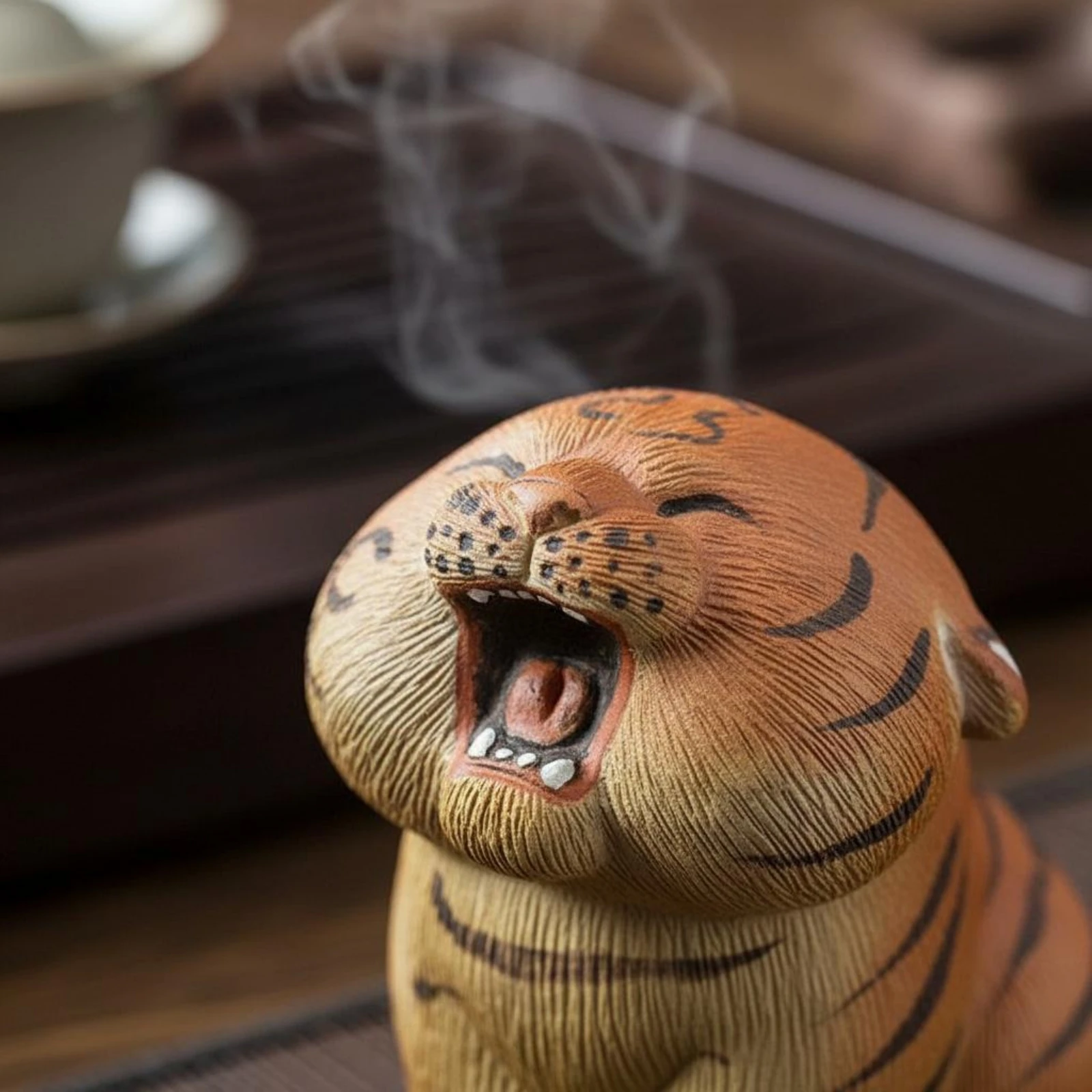 Tiger Tea Pet Collectible Zisha Tiger Sculpture Home Decor for Desk
Tiger Tea Pet Collectible Zisha Tiger Sculpture Home Decor for Desk