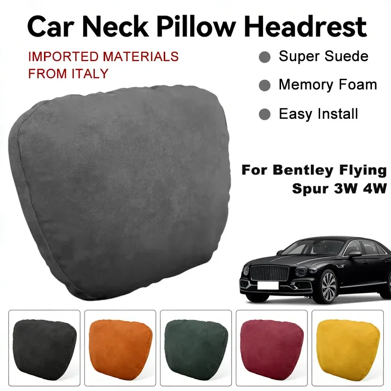 Italy Suede Car Neck Rest Pillow For Bentley Flying Spur 3W 4W Seat Head Neck Support Cushion Auto Interior Accessories
Italy Suede Car Neck Rest Pillow For Bentley Flying Spur 3W 4W Seat Head Neck Support Cushion Auto Interior Accessories