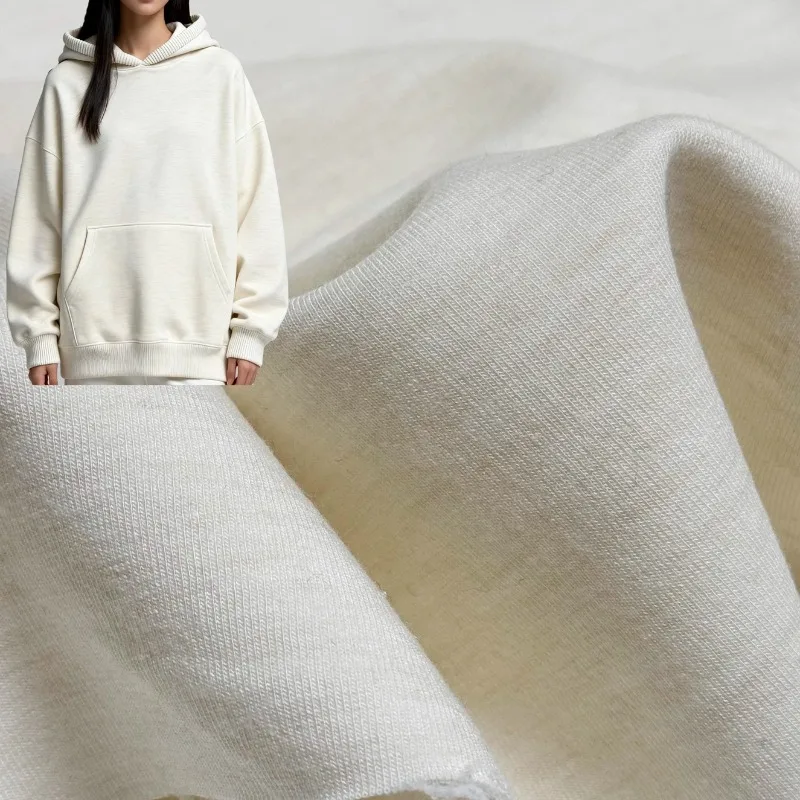 1 метр двусторонняя белая шерстяная воздушная хлопчатобумажная ткань четырехсторонняя эластичная трикотажная толстовка спортивная ткань осень и зима
1 метр двусторонняя белая шерстяная воздушная хлопчатобумажная ткань четырехсторонняя эластичная трикотажная толстовка спортивная ткань осень и зима