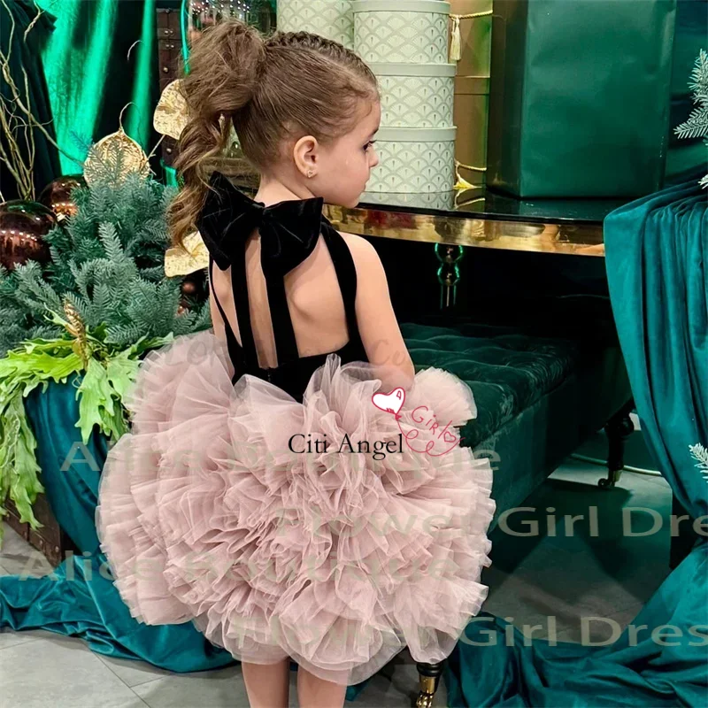 Luxurious Velvet Flower Girl Dress Black Puff Girls Party Dresses for Wedding Kids Formal Outfit Kids Ceremonial Dress Custom
Luxurious Velvet Flower Girl Dress Black Puff Girls Party Dresses for Wedding Kids Formal Outfit Kids Ceremonial Dress Custom