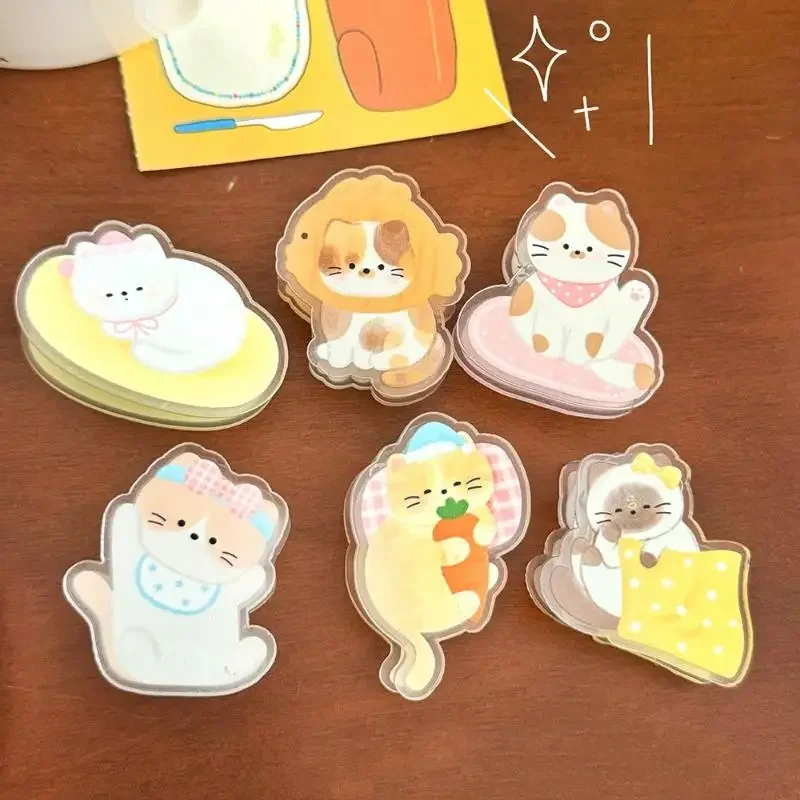 6Pcs Cartoon Dog Cat Paper Clip Stationery Learning Supplies Acrylic Note Holder Mini PP Clip Office Binding Clip Photo Clip
6Pcs Cartoon Dog Cat Paper Clip Stationery Learning Supplies Acrylic Note Holder Mini PP Clip Office Binding Clip Photo Clip