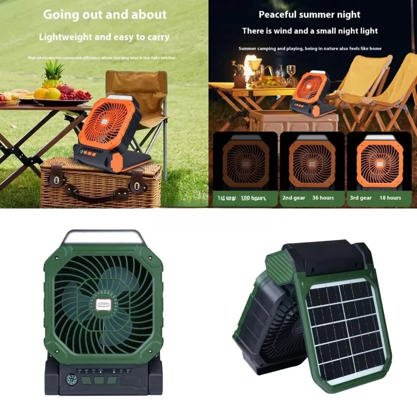 Solar Energy Portable Fan For Fishing Tent Coolers Outdoor LED Lightweight best sale
Solar Energy Portable Fan For Fishing Tent Coolers Outdoor LED Lightweight best sale