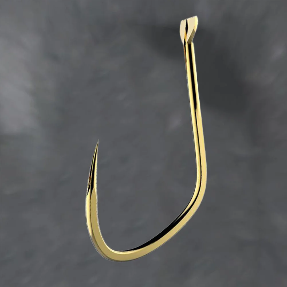 100pcs Gold Fishing Hooks Corrosion Resistant Offset Baits Tackle Accessories Sharpened Hook Increase Catching Chance
100pcs Gold Fishing Hooks Corrosion Resistant Offset Baits Tackle Accessories Sharpened Hook Increase Catching Chance