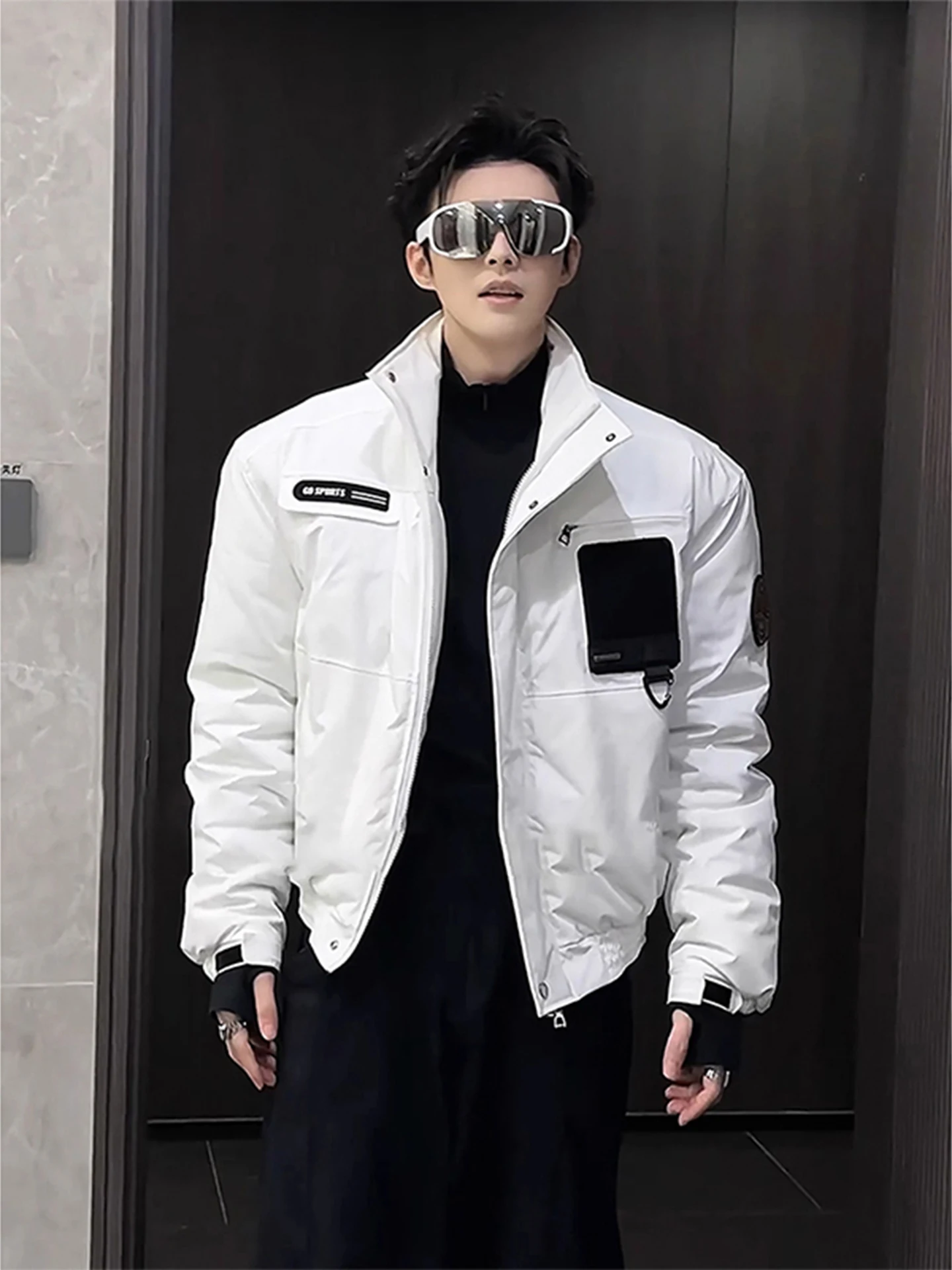 White Warm Cotton Jaet Men's Sle Winter Hard Sle ort oulder Padded Light Cavalry Workwear Casual Cleanfit
White Warm Cotton Jaet Men's Sle Winter Hard Sle ort oulder Padded Light Cavalry Workwear Casual Cleanfit