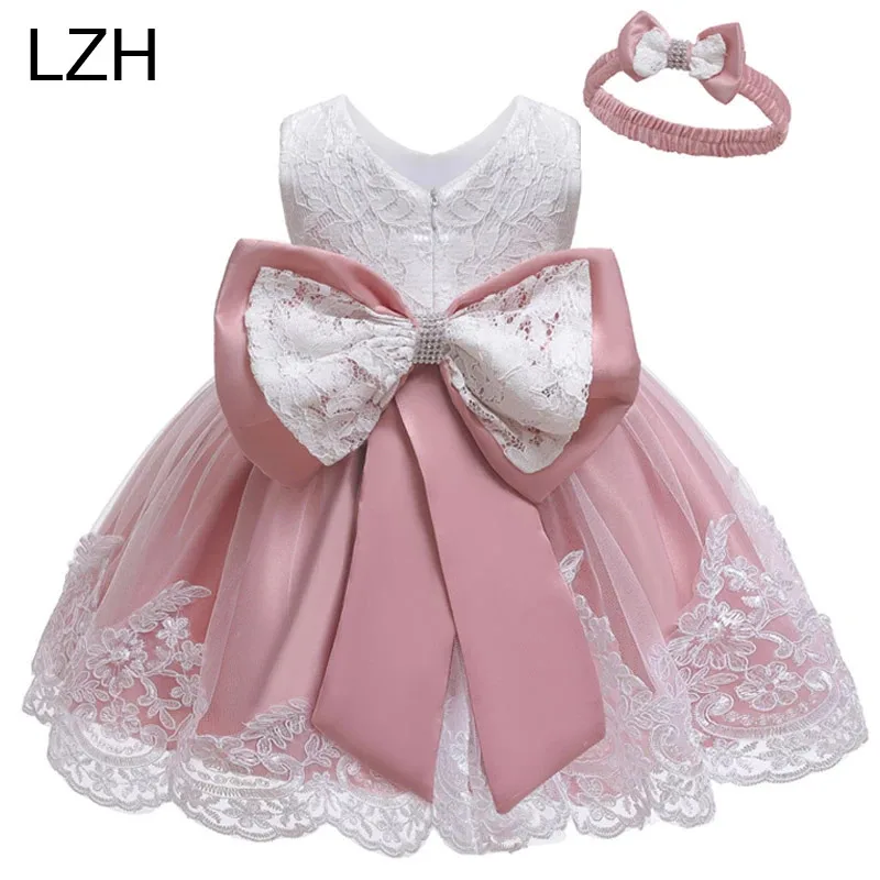 LZH Baby Girls Dress Newborn Clothes Princess Dress+Headwear For Toddler 1st Year Birthday Wedding Christening Infant Party Gown
LZH Baby Girls Dress Newborn Clothes Princess Dress+Headwear For Toddler 1st Year Birthday Wedding Christening Infant Party Gown