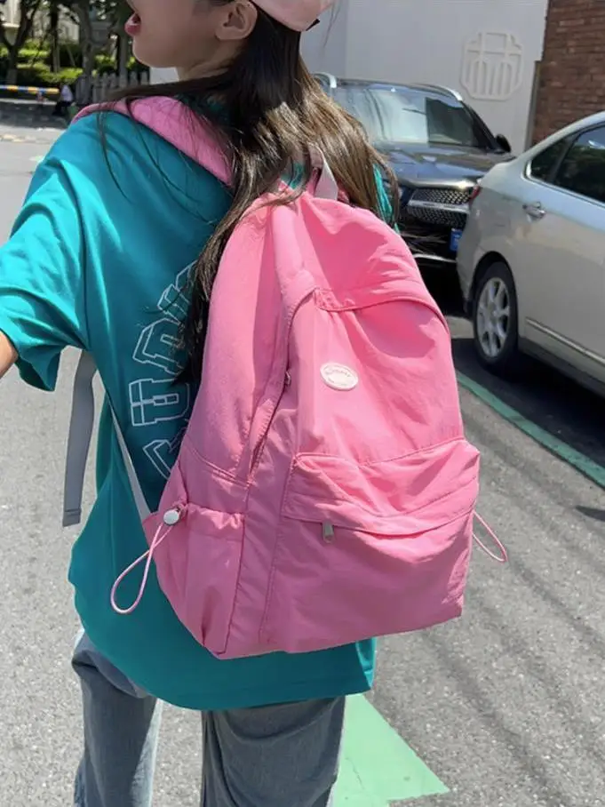 Versatile High Capaci School Bag for Women Nylon Material Zipper Closure Cartoon Sle Youth Bapa Soft oulder Straps
Versatile High Capaci School Bag for Women Nylon Material Zipper Closure Cartoon Sle Youth Bapa Soft oulder Straps