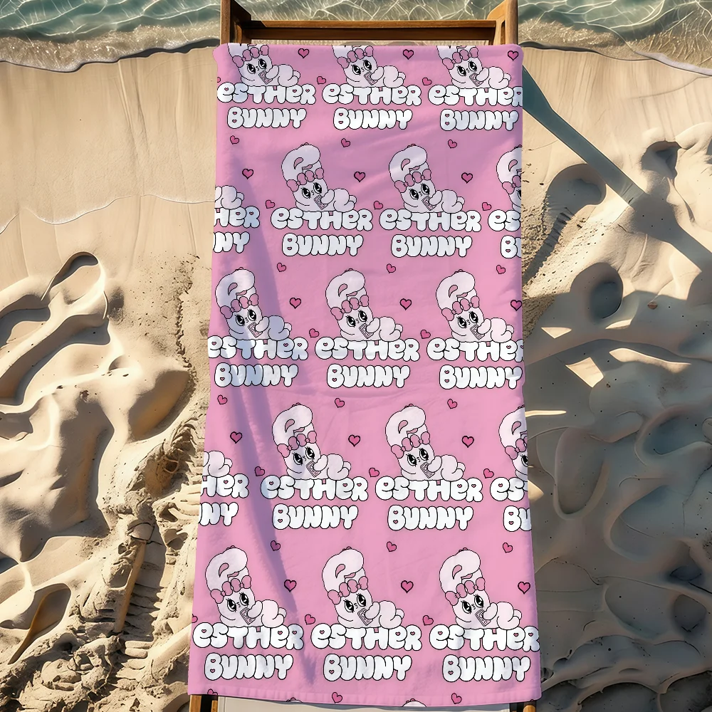 Cartoon Pink E-Esther-S Bunny Cute Rabbit Towel Sports Quick Dry Travel Camping Gear Sandproof Soft Light Large Beach Towel
Cartoon Pink E-Esther-S Bunny Cute Rabbit Towel Sports Quick Dry Travel Camping Gear Sandproof Soft Light Large Beach Towel