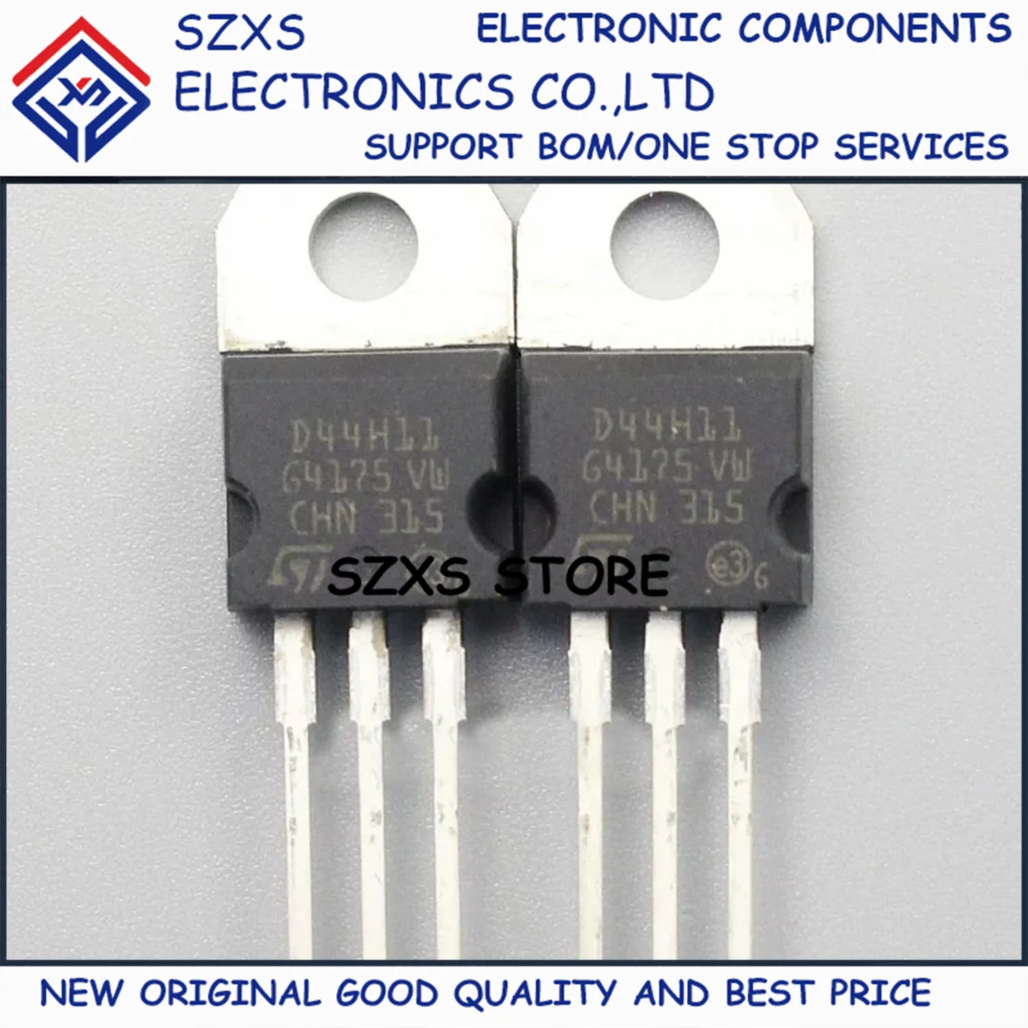 New Original 10Pcs D44H11 D45H11 TO-220 Powerful Transistor In Stock Electronic Components Good Quality
New Original 10Pcs D44H11 D45H11 TO-220 Powerful Transistor In Stock Electronic Components Good Quality
