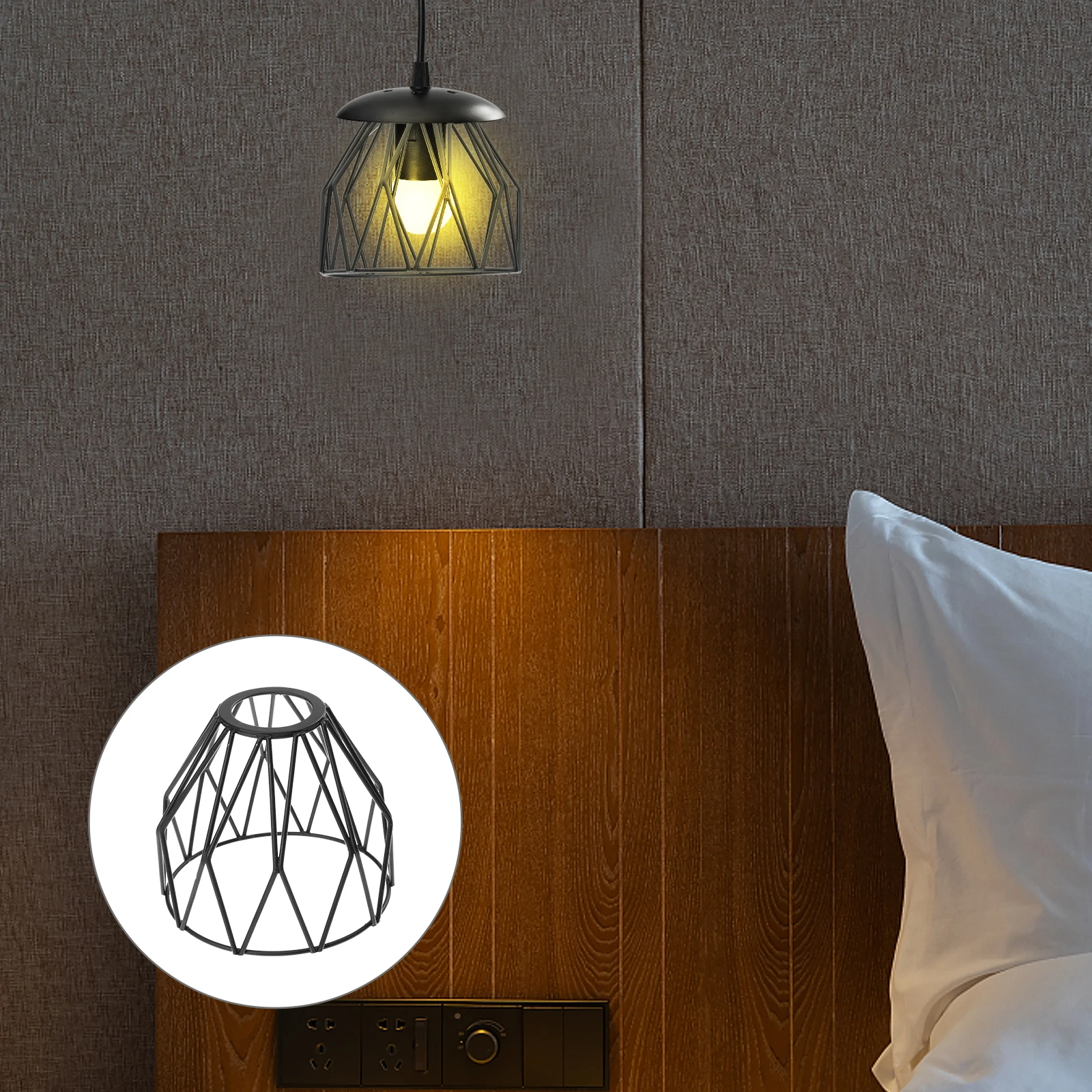 Iron Lamp Shade Decorative Wire Frame Hollow Light Shades for Ceiling Aisle Lamps Home Bar Hotel Study Library Durability
Iron Lamp Shade Decorative Wire Frame Hollow Light Shades for Ceiling Aisle Lamps Home Bar Hotel Study Library Durability
