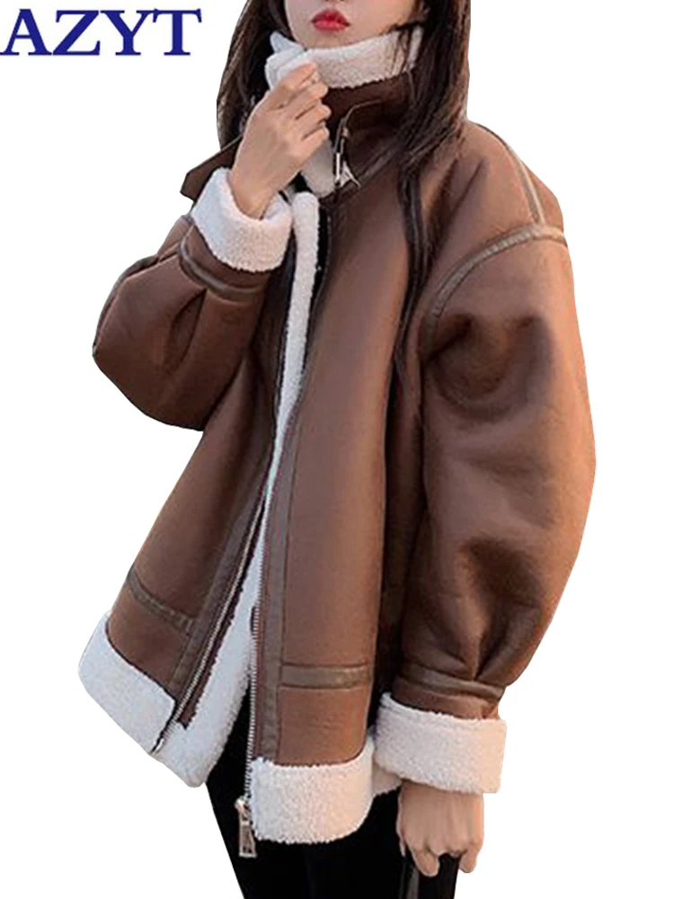 AZYT Winter Windproof Basic Jackets Female Thicken Cashmere Turn Down Collar Winter Jacket Women 2022 New Fur Collar Women Coat
AZYT Winter Windproof Basic Jackets Female Thicken Cashmere Turn Down Collar Winter Jacket Women 2022 New Fur Collar Women Coat