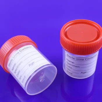Hot selling 60ml urinecup urinal measuring cup screw cap with scale sputum cup PP material
Hot selling 60ml urinecup urinal measuring cup screw cap with scale sputum cup PP material