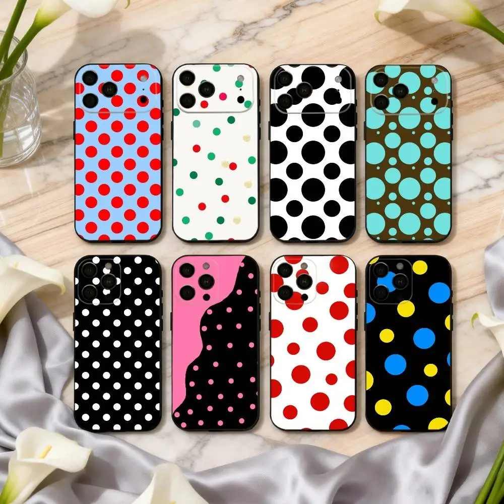 P-Polka D-Dot A-Art Phone Case For iPhone 17,16,15,14,13,12,11 Plus,Pro Max,XS,Soft Silicone Black Cover
P-Polka D-Dot A-Art Phone Case For iPhone 17,16,15,14,13,12,11 Plus,Pro Max,XS,Soft Silicone Black Cover