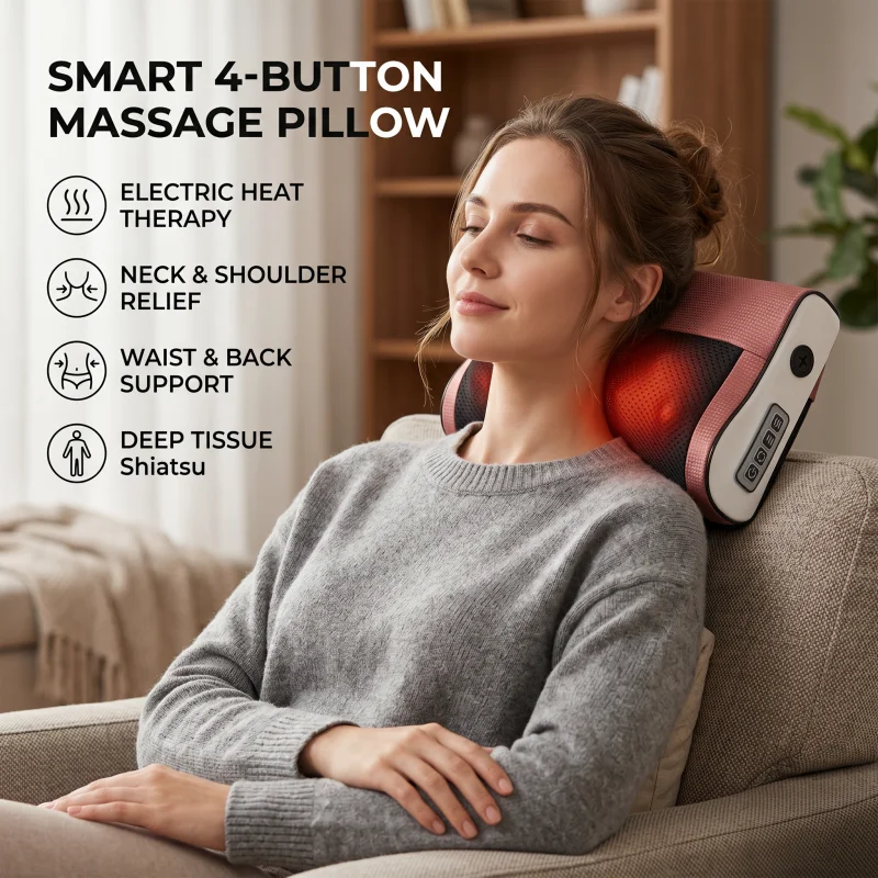 Multifunctional Neck Shoulder Massager, Kneading Massage with Hot Compress for Home Use
Multifunctional Neck Shoulder Massager, Kneading Massage with Hot Compress for Home Use