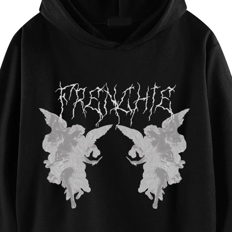 E56A Women Rabbit Bunny Ears Long Sleeve Hoodies Harajuku Gothic Angel Print Color Drawstring Sweatshirt Hip Hop Casual
E56A Women Rabbit Bunny Ears Long Sleeve Hoodies Harajuku Gothic Angel Print Color Drawstring Sweatshirt Hip Hop Casual