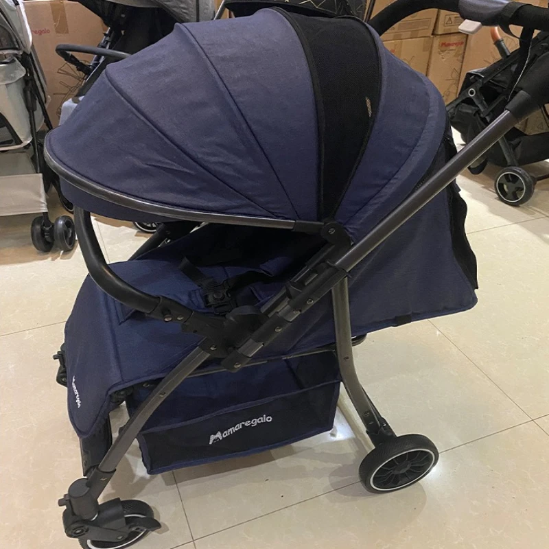 Foldable Baby Stroller High Landscape Reversible Infant Pram Adjustable Canopy Shock-Absorbing Wheels Full Recline Compact
Foldable Baby Stroller High Landscape Reversible Infant Pram Adjustable Canopy Shock-Absorbing Wheels Full Recline Compact