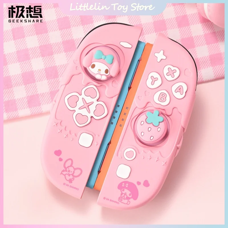 Genuine Sanrio Switch 2 Joycon Controller Handle Silicone Protective Case Cute Melody Kuromi Anime Peripheral Accessories Gift
Genuine Sanrio Switch 2 Joycon Controller Handle Silicone Protective Case Cute Melody Kuromi Anime Peripheral Accessories Gift