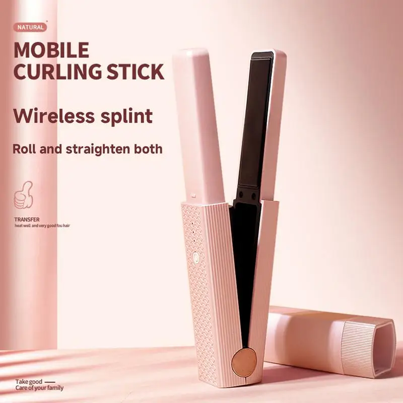 Portable Mini Hair Straightener Flat Iron Hair Curler For Men Women Short Hair Wave Hairstyling tool Portable Cordless Flat Iron
Portable Mini Hair Straightener Flat Iron Hair Curler For Men Women Short Hair Wave Hairstyling tool Portable Cordless Flat Iron