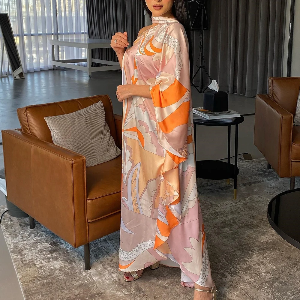 Customized Temperament Satin One Shoulder Evening Dress High Quality Straight 3/4 Sleeves Floor Length Bespoke Occasion Gowns
Customized Temperament Satin One Shoulder Evening Dress High Quality Straight 3/4 Sleeves Floor Length Bespoke Occasion Gowns