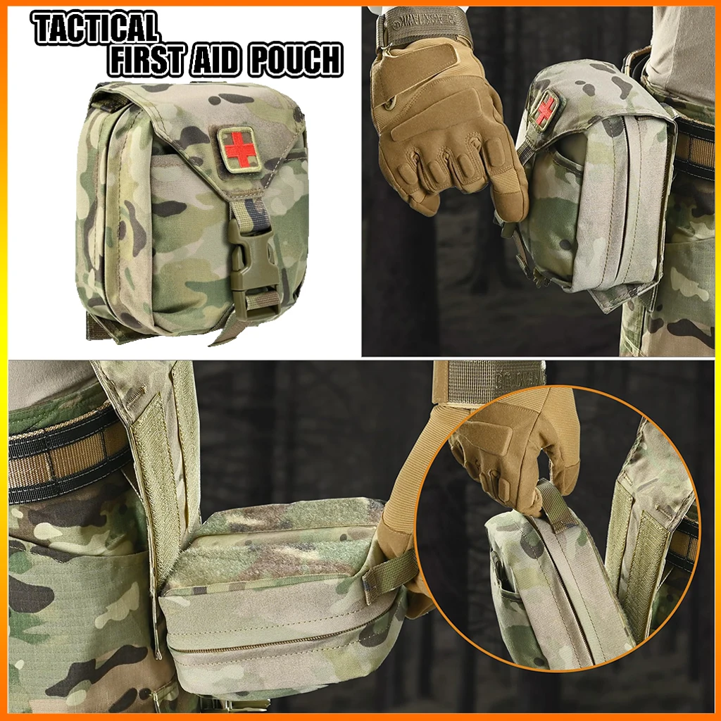 Tear Off Med Trauma Kit Empty Quick Deployment Medical First Aid Pouch with Cross Patch EDC Bag for Outdoor Sport Hiking Hunting
Tear Off Med Trauma Kit Empty Quick Deployment Medical First Aid Pouch with Cross Patch EDC Bag for Outdoor Sport Hiking Hunting