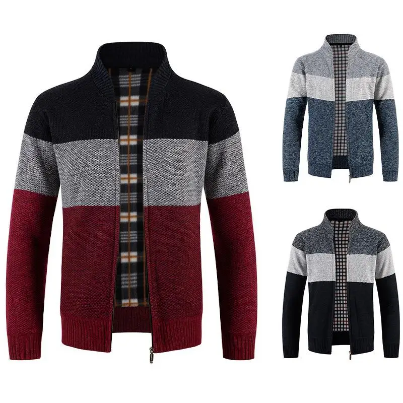 Men's Warm Stand up Collar Knit Sweater Cardigan Long Sve Breathable Fce Lined Briti Sle Casual Wear Polyester Fiber
Men's Warm Stand up Collar Knit Sweater Cardigan Long Sve Breathable Fce Lined Briti Sle Casual Wear Polyester Fiber