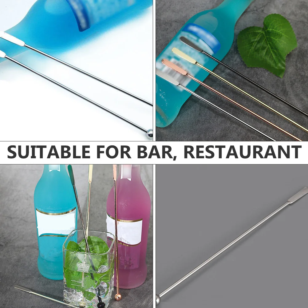 6 Stirring Sticks Stainless Steel Beverage Mixing Rods Cocktail Blender Suitable Bar Restaurant Home Craft Sewing
6 Stirring Sticks Stainless Steel Beverage Mixing Rods Cocktail Blender Suitable Bar Restaurant Home Craft Sewing
