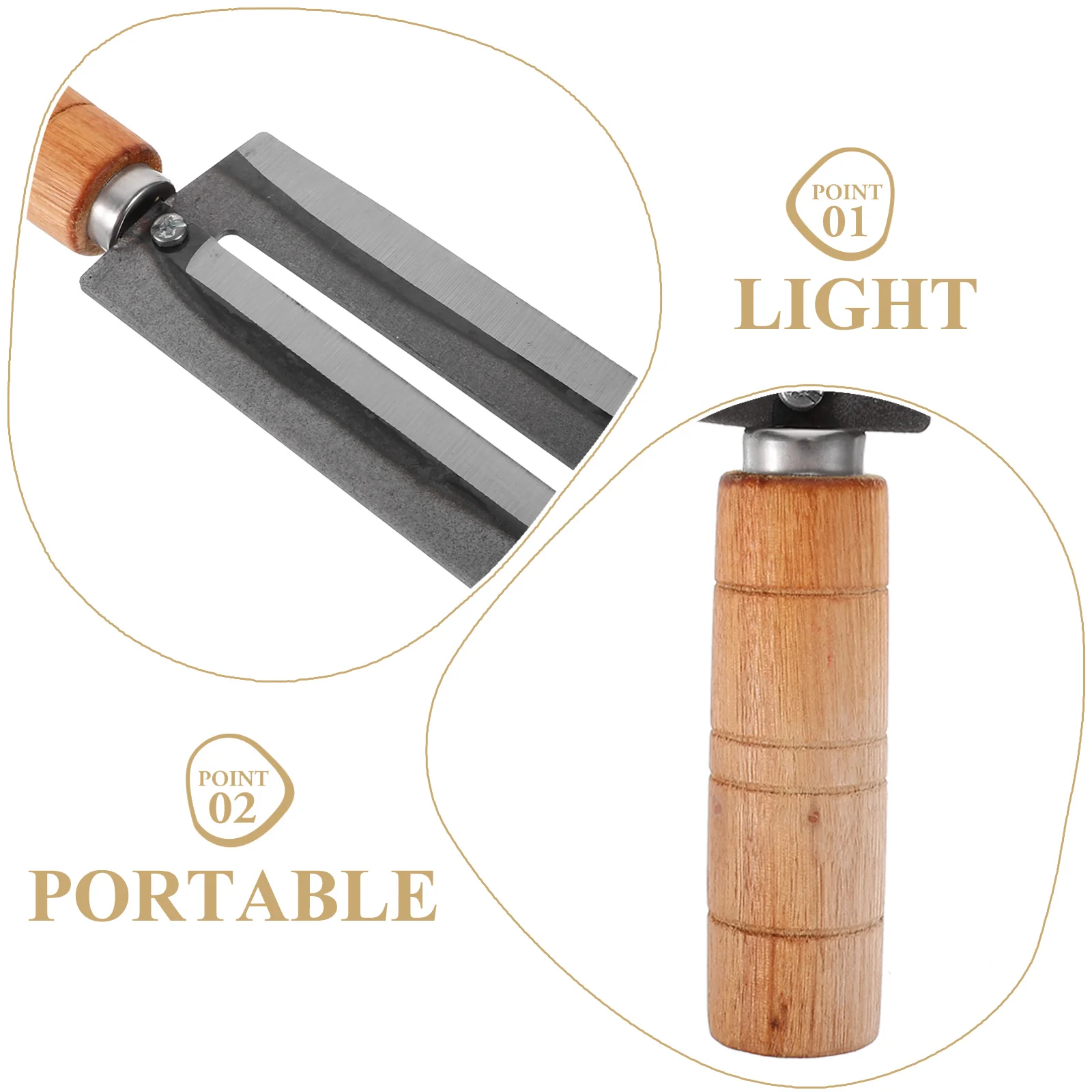 2pcs Sugarcane Fruit Peeler Kitchen Gadget Pineapple Slicer Wooden Handle Ultra Blade Vegetable Tool Professional
2pcs Sugarcane Fruit Peeler Kitchen Gadget Pineapple Slicer Wooden Handle Ultra Blade Vegetable Tool Professional