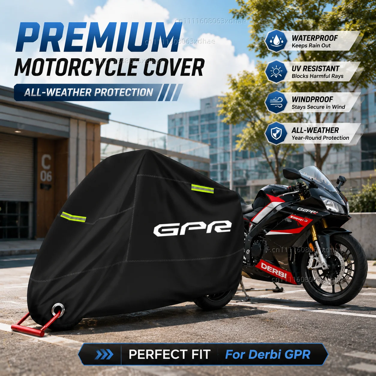 All Season Motorcycle Cover Rainproof Dustproof UV Protection 190T Oxford Cloth For For Derbi GPR 50 125 75 Sport 125 2t 4t GPR
All Season Motorcycle Cover Rainproof Dustproof UV Protection 190T Oxford Cloth For For Derbi GPR 50 125 75 Sport 125 2t 4t GPR