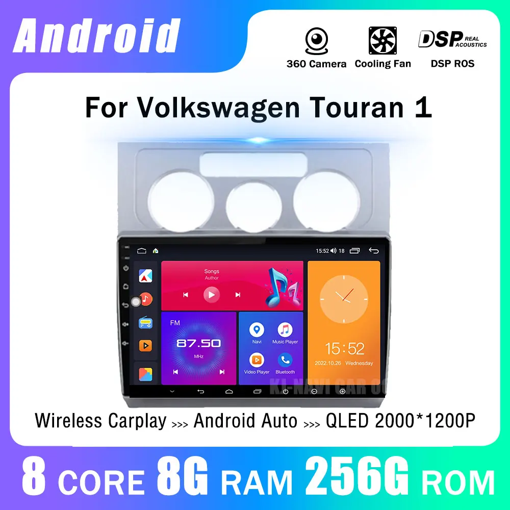 Android 14 Carplay Android Auto for Volkswagen Touran 1 2003 - 2010 4G WIFI Radios Bluetooth Car Stereo Subwoofer Autoradio GPS
Android 14 Carplay Android Auto for Volkswagen Touran 1 2003 - 2010 4G WIFI Radios Bluetooth Car Stereo Subwoofer Autoradio GPS