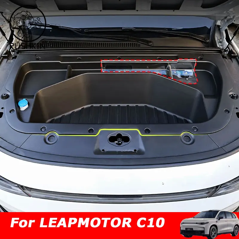 For Leapmotor C10 EV 2024 2025Newest Car Front Trunk Storage Box Front Trunk Organizer engine hood storage box Auto Accessories
For Leapmotor C10 EV 2024 2025Newest Car Front Trunk Storage Box Front Trunk Organizer engine hood storage box Auto Accessories