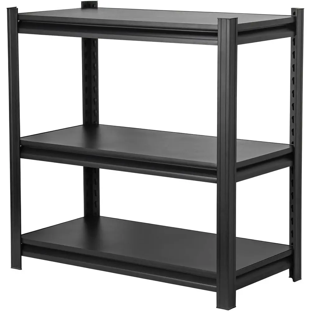 3-Tier 31.5"W×15.7"D×31.5"H Metal Shelving, Adjustable Heavy Duty Storage Rack for Garage Warehouse Pantry Closet, Black
3-Tier 31.5"W×15.7"D×31.5"H Metal Shelving, Adjustable Heavy Duty Storage Rack for Garage Warehouse Pantry Closet, Black