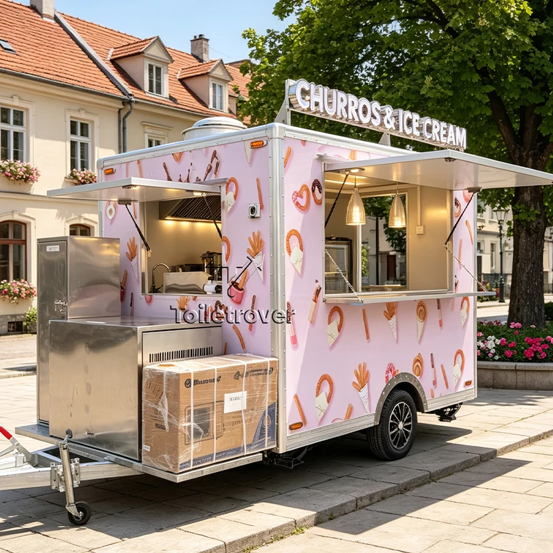 Customizable Mobile Food Trailers Fully Equipped Approved Step Food Trucks Sale Commercial Fast Food Truck for Pizza Hot Dog
Customizable Mobile Food Trailers Fully Equipped Approved Step Food Trucks Sale Commercial Fast Food Truck for Pizza Hot Dog