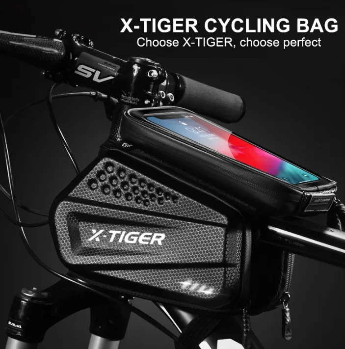 X-TIGER Велосипедная сумка, сумка для велосипедных инструментов, водонепроницаемый чехол для телефона, держатель, 7-дюймовая сумка с сенсорным экраном, аксессуары для дорожного велосипеда
X-TIGER Велосипедная сумка, сумка для велосипедных инструментов, водонепроницаемый чехол для телефона, держатель, 7-дюймовая сумка с сенсорным экраном, аксессуары для дорожного велосипеда