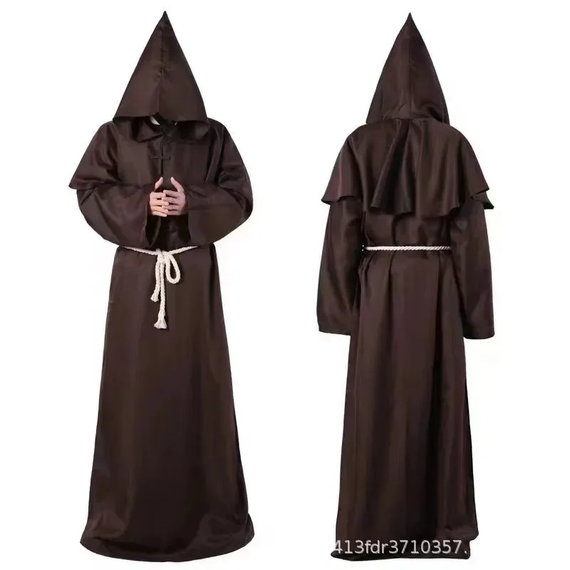 NewHalloween Cosplay Stage Performance, Role-playing, European Medieval Mysterious Monk Robe, Priest, Professional Exorcism Cost
NewHalloween Cosplay Stage Performance, Role-playing, European Medieval Mysterious Monk Robe, Priest, Professional Exorcism Cost