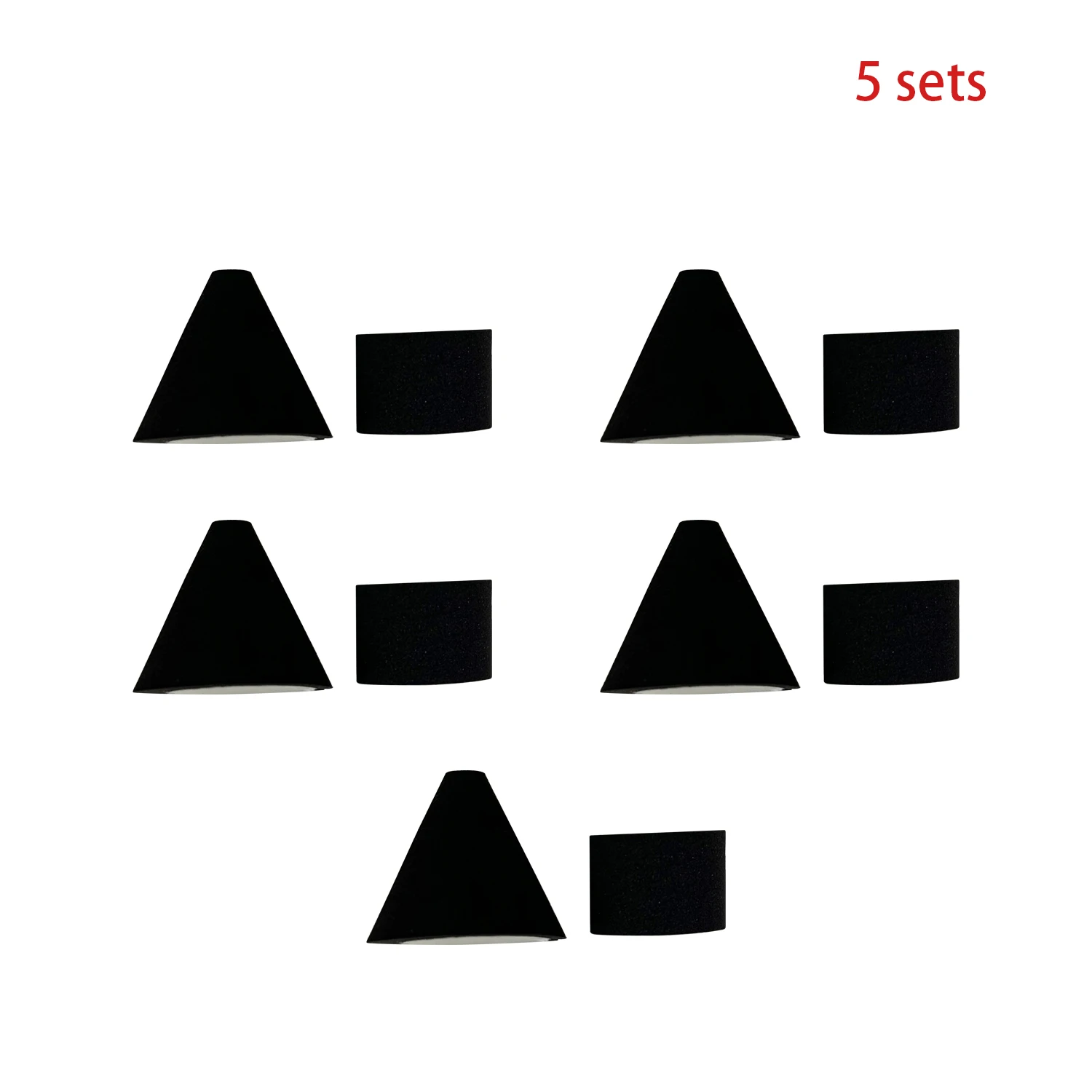 5Sets Electronic Drum Piezo Trigger Foam Dampener Cone & Cylinder Sponge Foam Replacement Kit 1.38x1.46 0.79x1.10 inch
5Sets Electronic Drum Piezo Trigger Foam Dampener Cone & Cylinder Sponge Foam Replacement Kit 1.38x1.46 0.79x1.10 inch