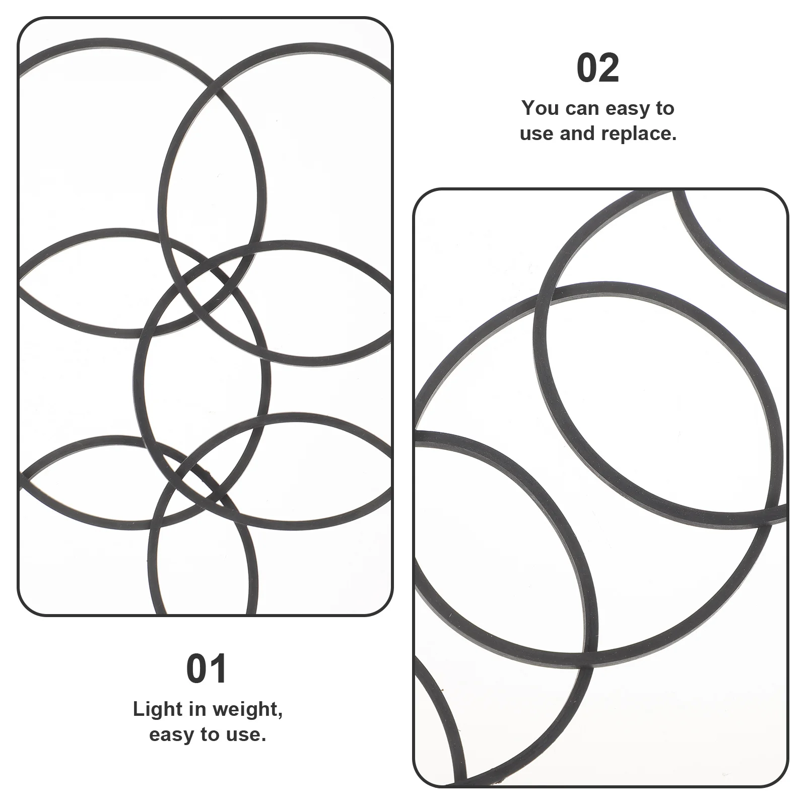 20Pcs Cassette Belts Replacement Rubber for Recorder Tape Player Drive Mechanism Smooth Operation and Noise Reduction
20Pcs Cassette Belts Replacement Rubber for Recorder Tape Player Drive Mechanism Smooth Operation and Noise Reduction