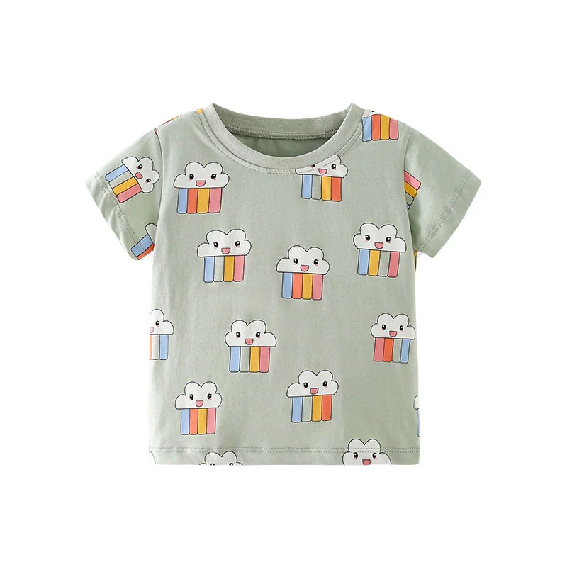 Jumping Meters 2-7T Girls T Shirts New Arrival Cute Baby Clothing For Summer Cartoon Print Toddler Tees Short Sleeve Tops
Jumping Meters 2-7T Girls T Shirts New Arrival Cute Baby Clothing For Summer Cartoon Print Toddler Tees Short Sleeve Tops