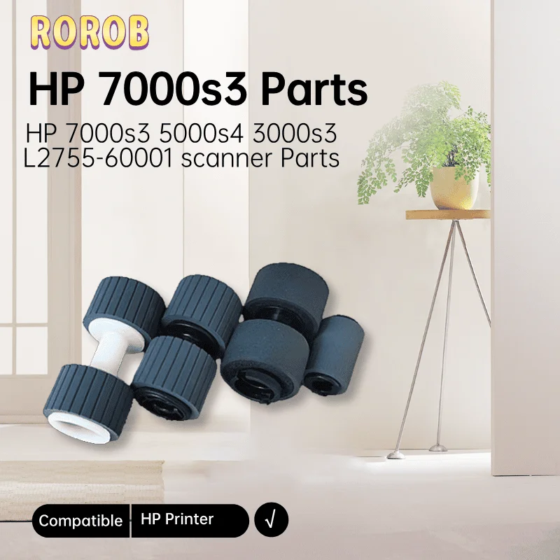 HP 7000 S3 Roller Kit Paper Capture Pickup Roller Separation Pad for HP 7000s3 5000s4 3000s3 L2755-60001 scanner Roller Parts
HP 7000 S3 Roller Kit Paper Capture Pickup Roller Separation Pad for HP 7000s3 5000s4 3000s3 L2755-60001 scanner Roller Parts