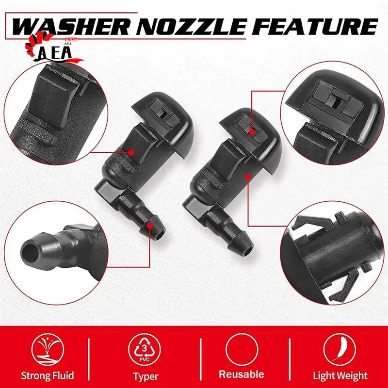 AEA0-2Pcs Front Windshield Washer Nozzles Accessory For Ford Fusion Mercury Milan Lincoln MKZ 2008-2012 8E5Z17603A
AEA0-2Pcs Front Windshield Washer Nozzles Accessory For Ford Fusion Mercury Milan Lincoln MKZ 2008-2012 8E5Z17603A