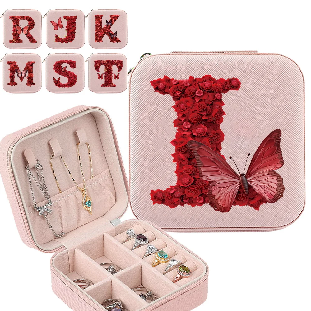 New Jewelry Storage Box Travel PU Leather Waterproof Jewel Boxes Organizer Red Rose Series Device Necklace Ring Earrings Display
New Jewelry Storage Box Travel PU Leather Waterproof Jewel Boxes Organizer Red Rose Series Device Necklace Ring Earrings Display